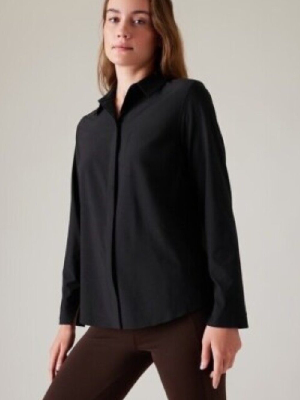 ATHLETA Everlasting Top Black Size 1X